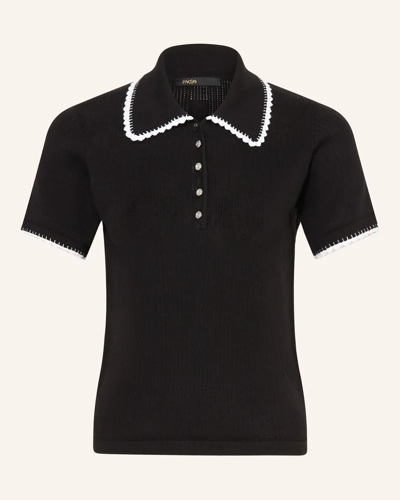 Maje Blusenshirt Schwarz