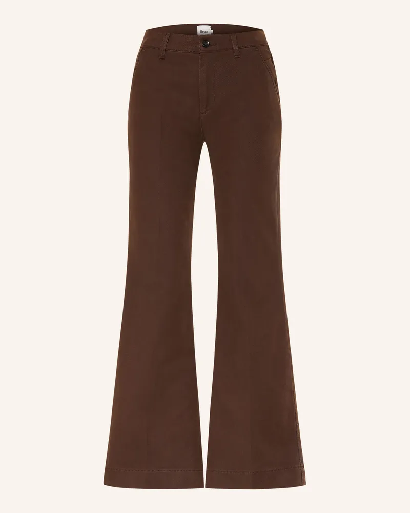 Brax Bootcut-Hose Maine braun Dunkelbraun