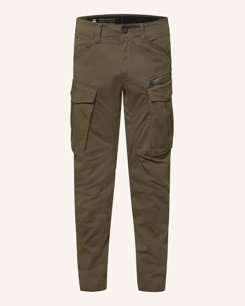 G-STAR RAW Cargohose Tapered Fit grau Oliv