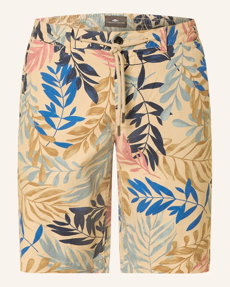 Fynch-Hatton Shorts COLI mit Leinen Beige