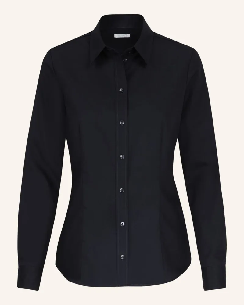 Seidensticker Hemdbluse schwarz Schwarz