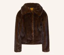Kunstfell-Jacke