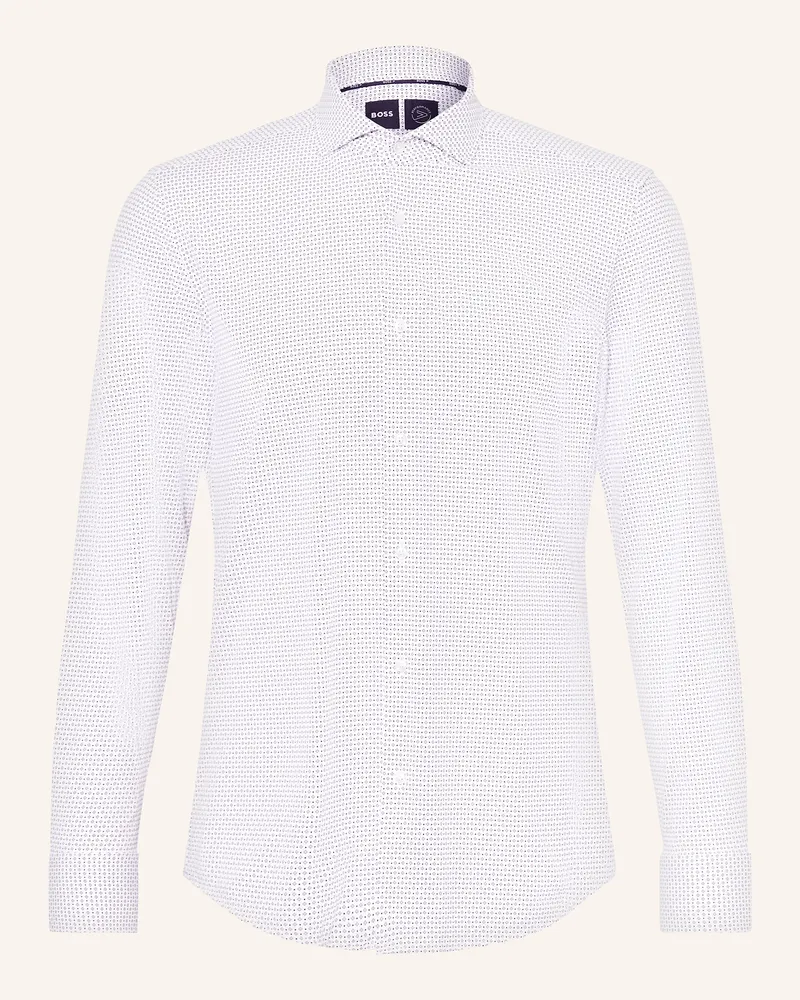 HUGO BOSS Hemd HANK Slim Fit Weiss