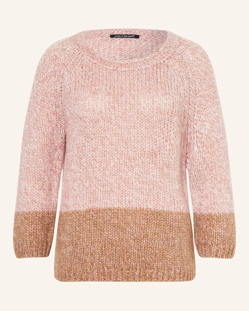 Luisa Cerano Pullover mit Alpaka Rosé