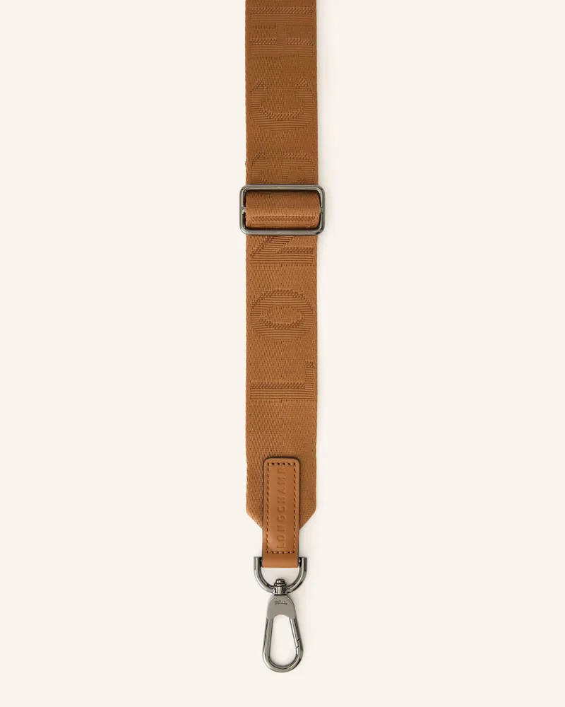 Longchamp Schulterriemen beige Cognac