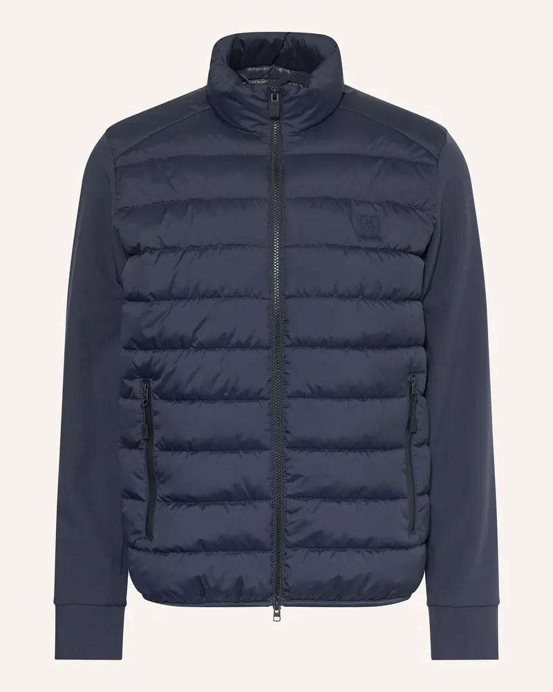 Marc O'Polo Steppjacke im Materialmix Dunkelblau