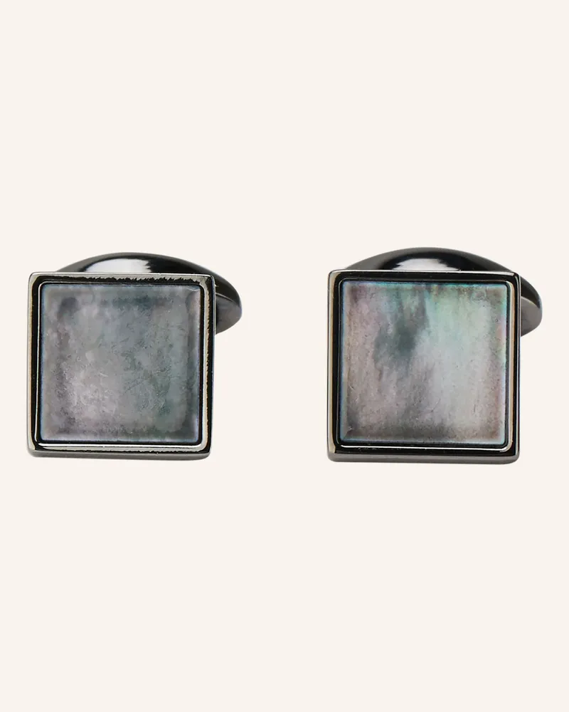 Eton Manschettenknöpfe Mit Geschenkbox silber Platin