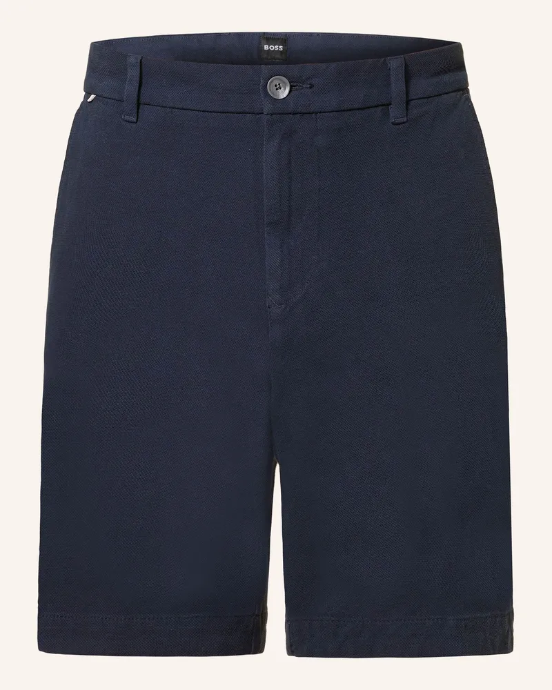 HUGO BOSS Chinoshorts Slim Fit Dunkelblau