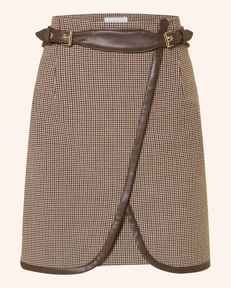 Claudie Pierlot Rock in Wickeloptik Beige