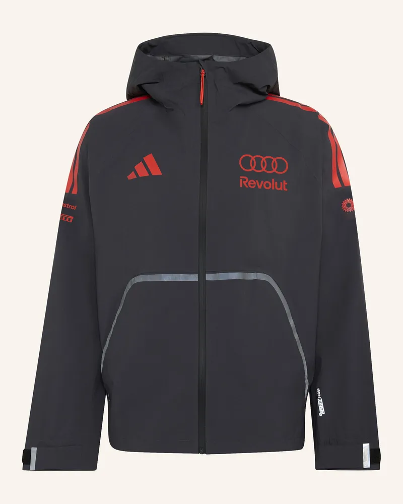 adidas Audi Revolut f1 Team Mechanics Regenjacke schwarz Schwarz