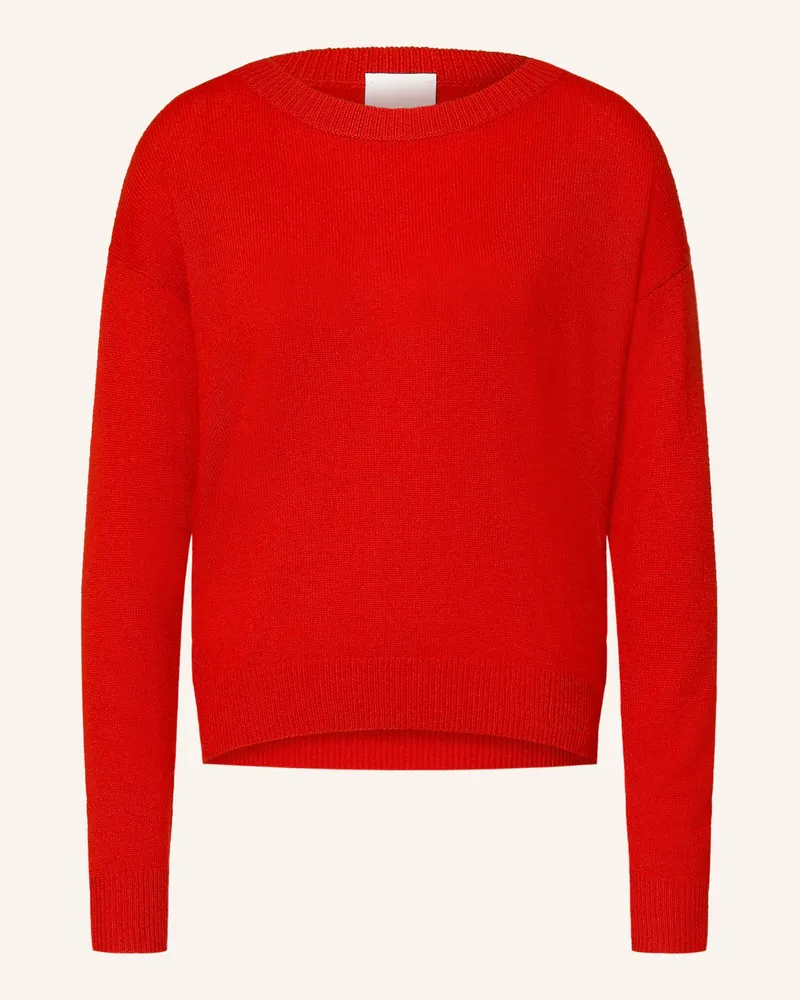 ALLUDE Cashmere-Pullover rot Rot
