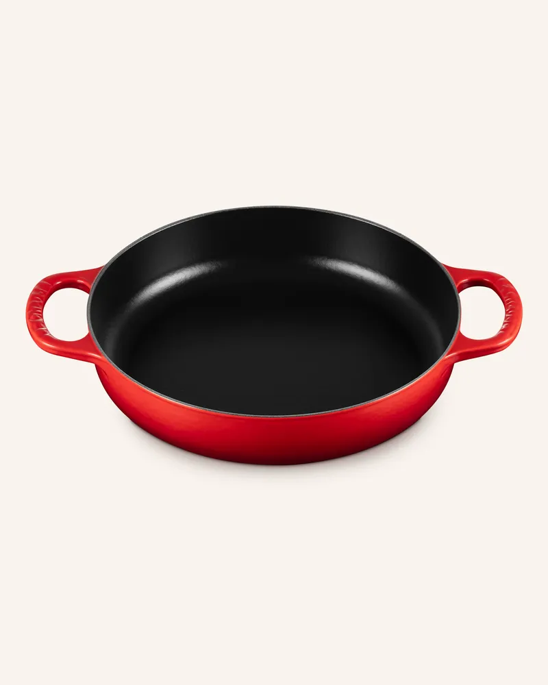 Le Creuset Servierpfanne Signature rot Kirschrot