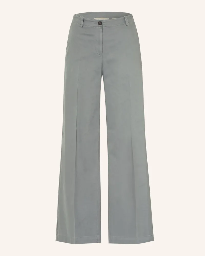 Marc O'Polo Marlenehose blau Blaugrau