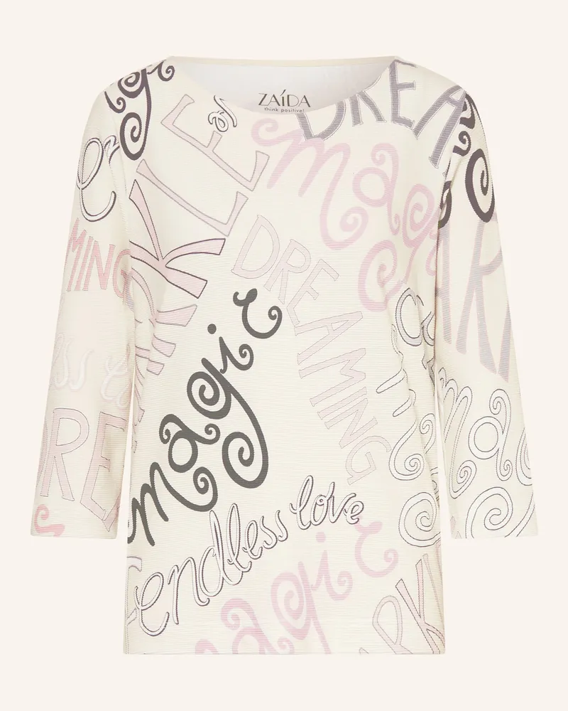 ZAíDA Shirt mit 3/4-Arm Ecru