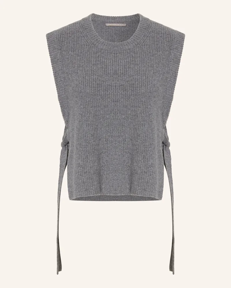 (THE MERCER) N.Y. Cashmere-Pullunder grau Dunkelgrau