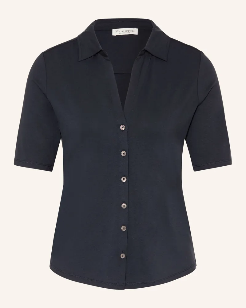 Marc O'Polo Jerseybluse Dunkelblau