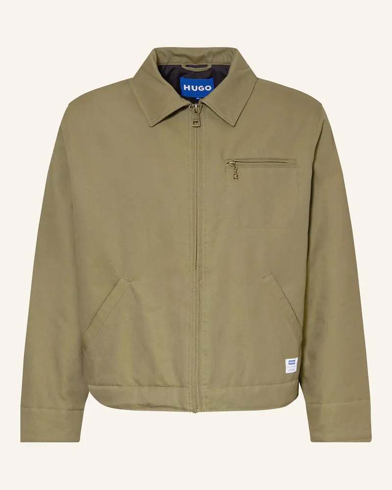 HUGO BOSS Overjacket Blake gruen Khaki
