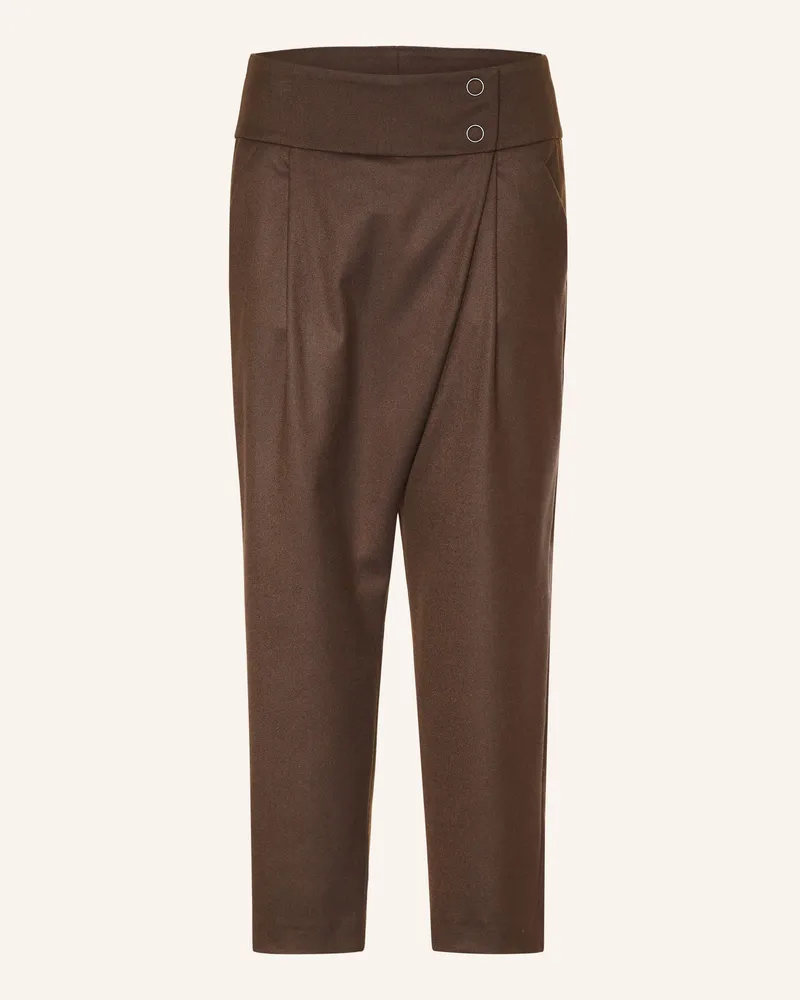 RAFFAELLO ROSSI  Flanellhose Selina braun Braun