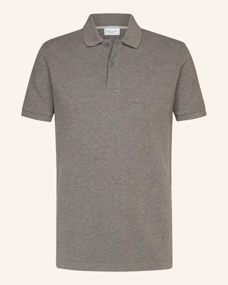 Profuomo Poloshirt Braun