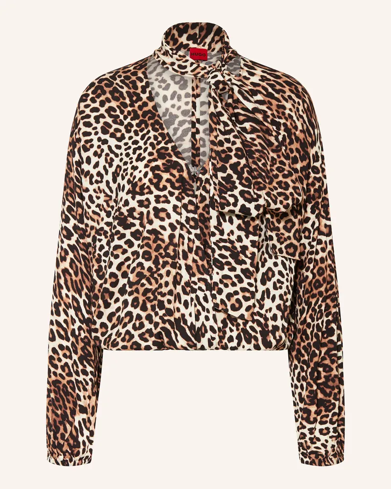 HUGO BOSS Schluppenbluse CUNEA Creme