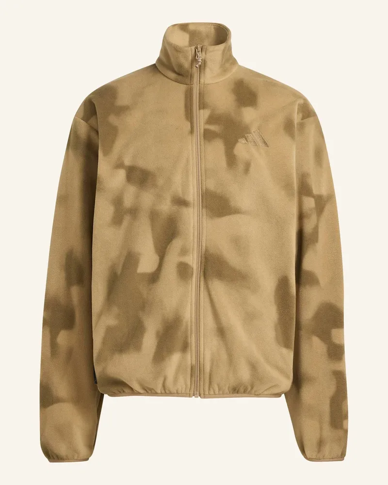 adidas Terrex Multi Climawarm Fleecejacke, Durchgehender Reissverschluss braun Braun