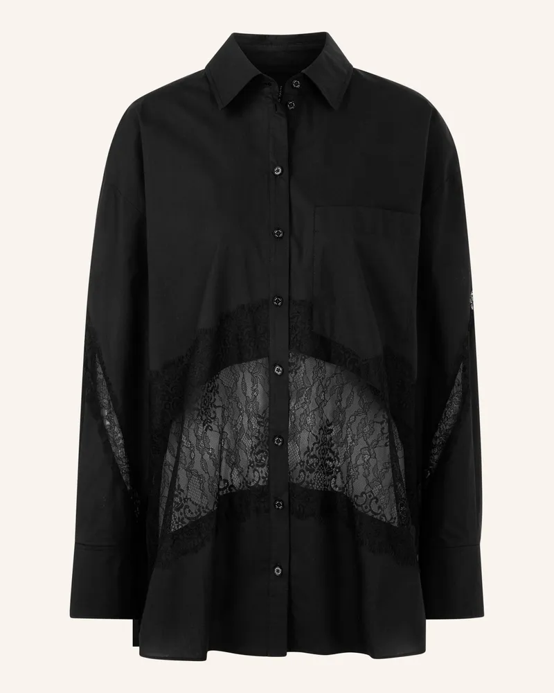 Marc Cain Bluse schwarz Schwarz
