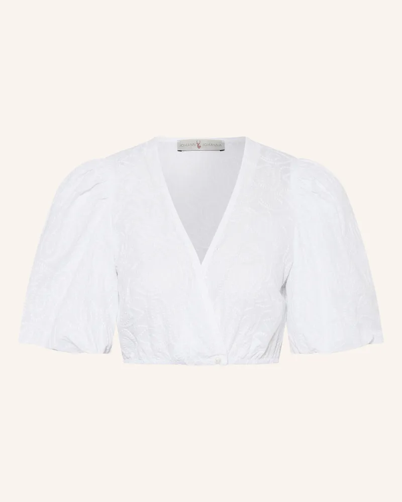 Johann & Johanna Dirndlbluse Weiss