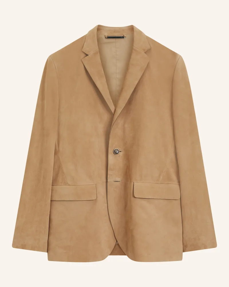 HUGO BOSS Lederjacke L-mazer1 beige Beige