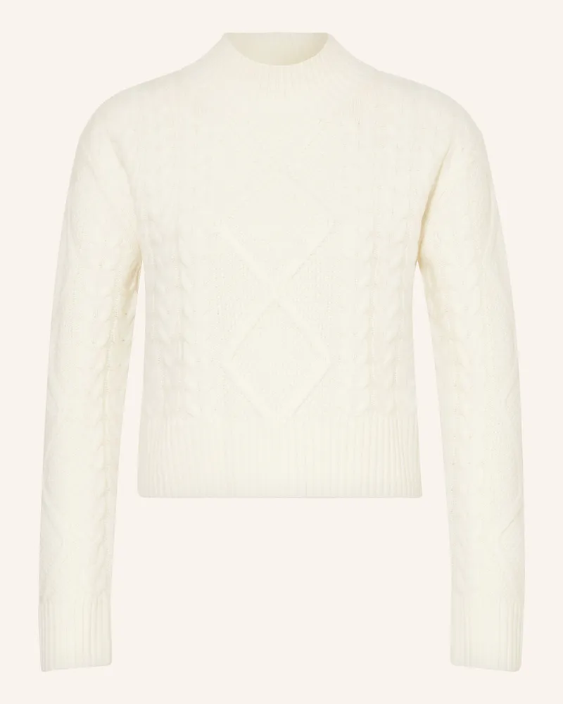 Mrs & HUGS Pullover aus Merinowolle Weiss