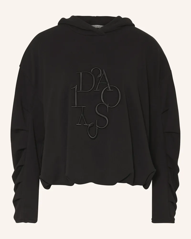 10Days Cropped-Hoodie Schwarz