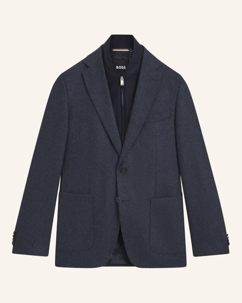 HUGO BOSS Blazer H-HUTSON-BIB-254 Slim Fit Dunkelblau