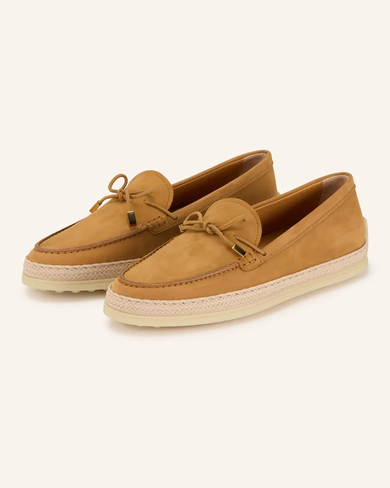 TOD'S Loafer Gomma braun Cognac