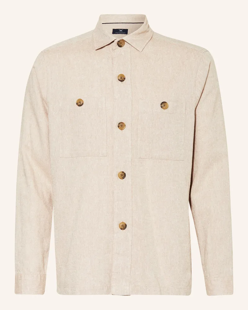 Strokesman's Overjacket mit Leinen Beige
