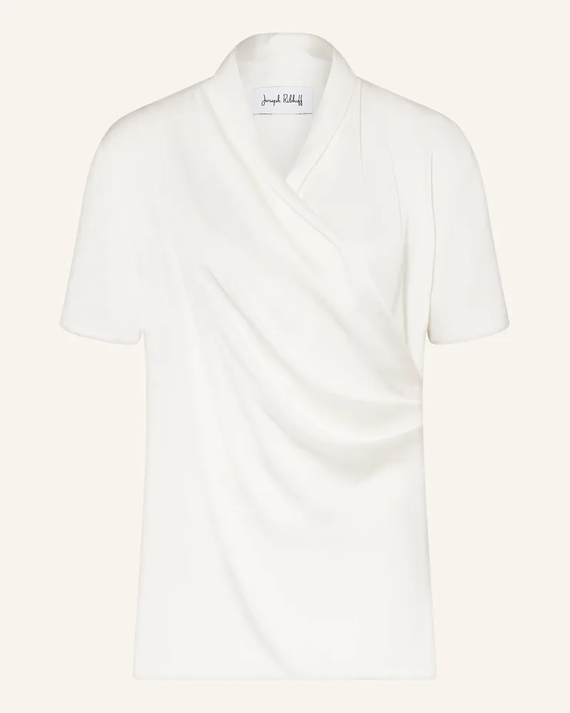 Joseph Ribkoff T-Shirt in Wickeloptik Weiss