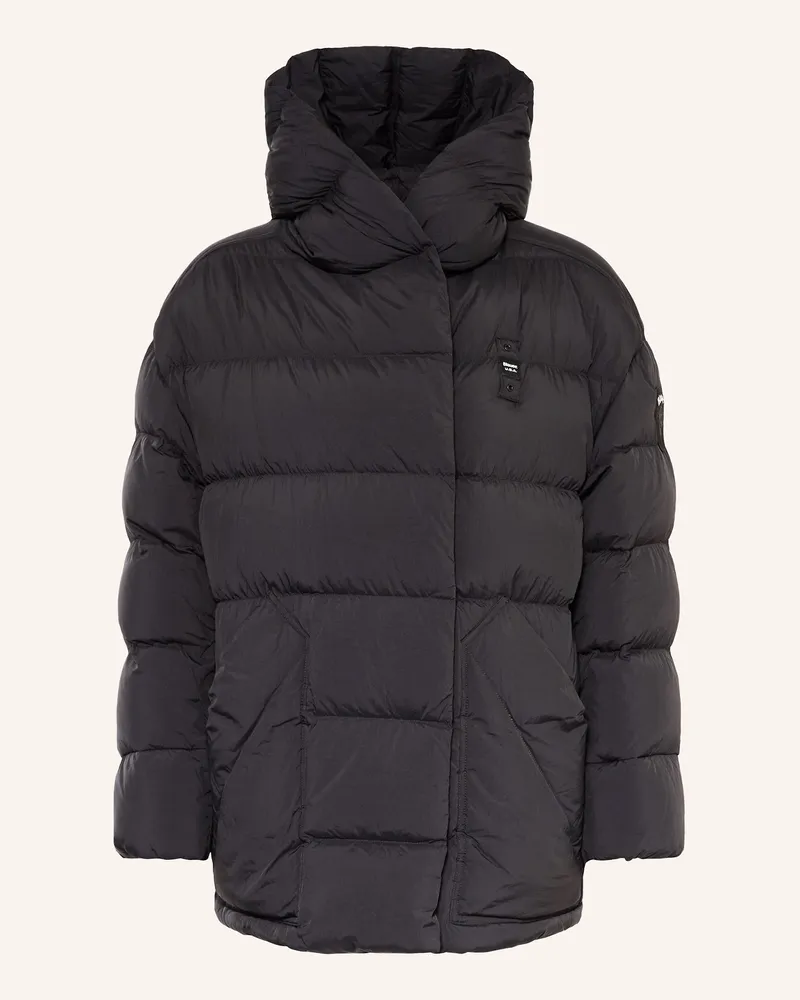 Blauer Daunenjacke PRAIRIE Schwarz