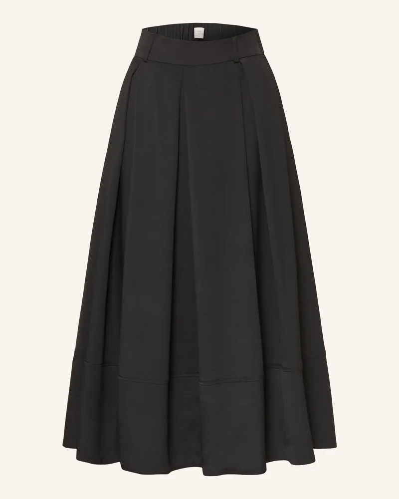 Vera Mont Faltenrock schwarz Schwarz