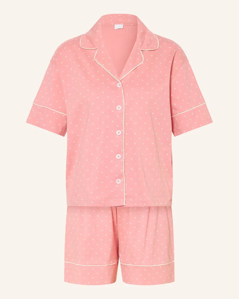 Mey Shorty-Schlafanzug Serie Crochet Dots rosa Rosa