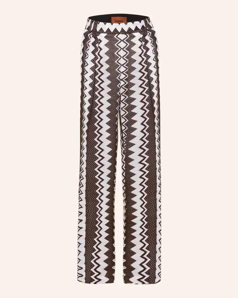 Missoni Strickhose Dunkelbraun