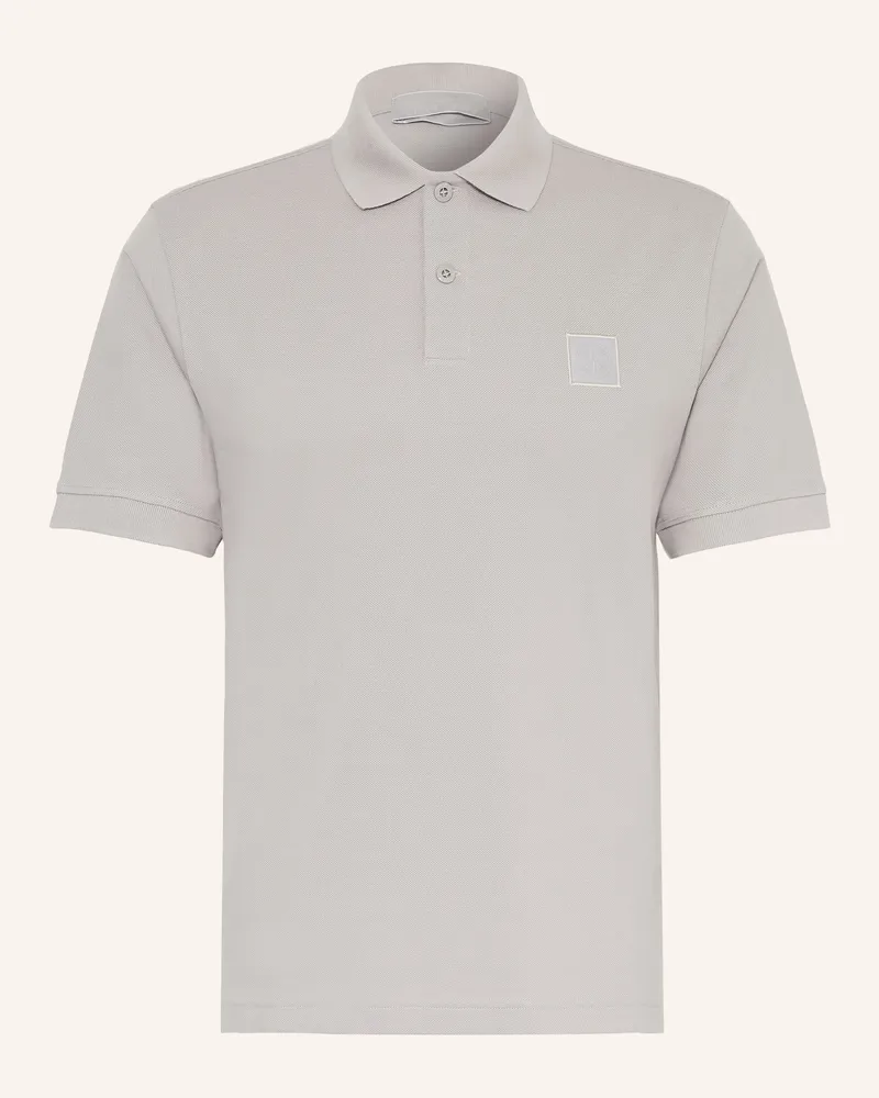 Stone Island Piqué-Poloshirt GHOST Hellgrau