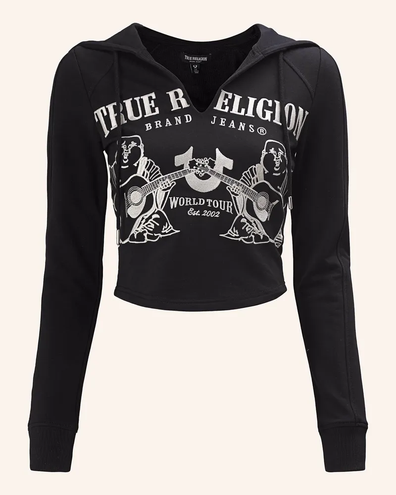 True Religion Hoodie schwarz Schwarz
