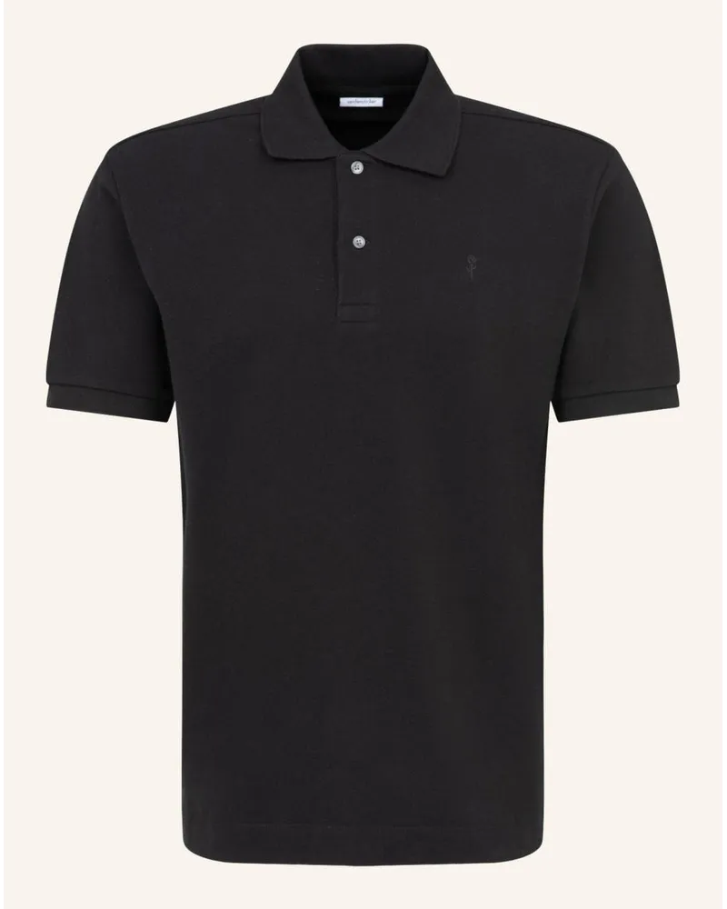 Seidensticker Polo-Shirt, Polo Regular Fit Schwarz