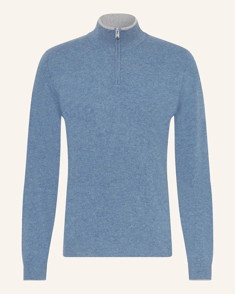 Fedeli Troyer mit Cashmere Blaugrau
