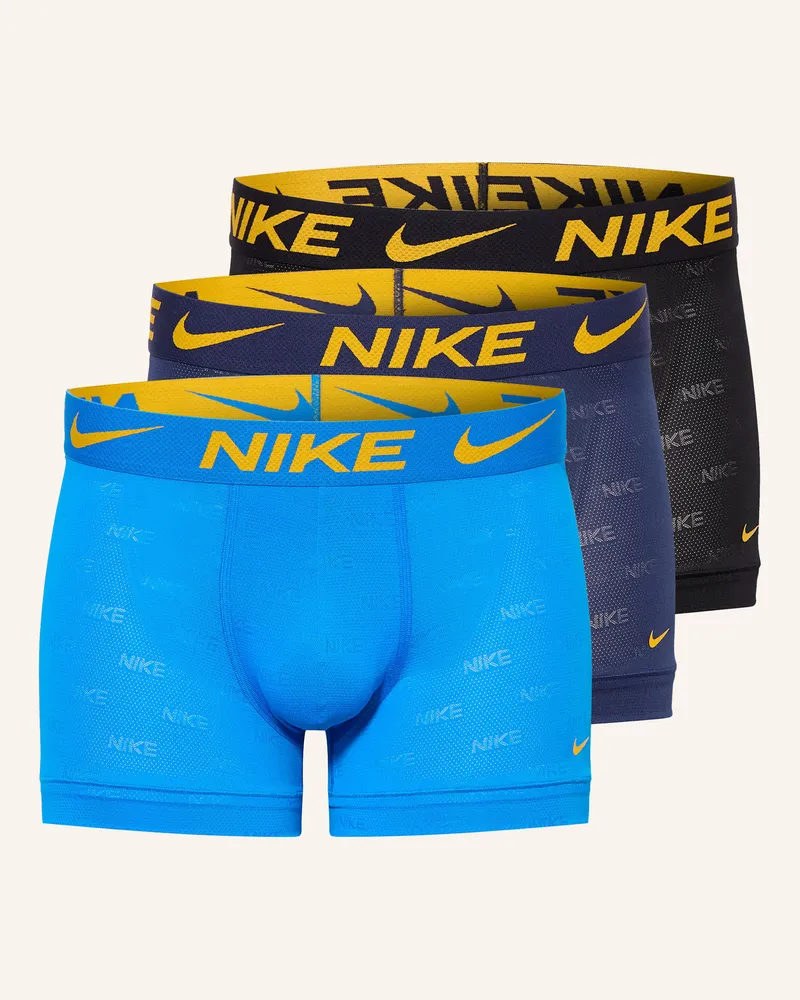 Nike 3er-Pack Boxershorts ELITE BREATHE DRI-FIT ADV Blau