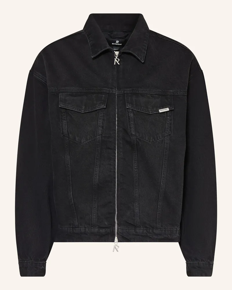 REPRESENT Jeansjacke schwarz Schwarz