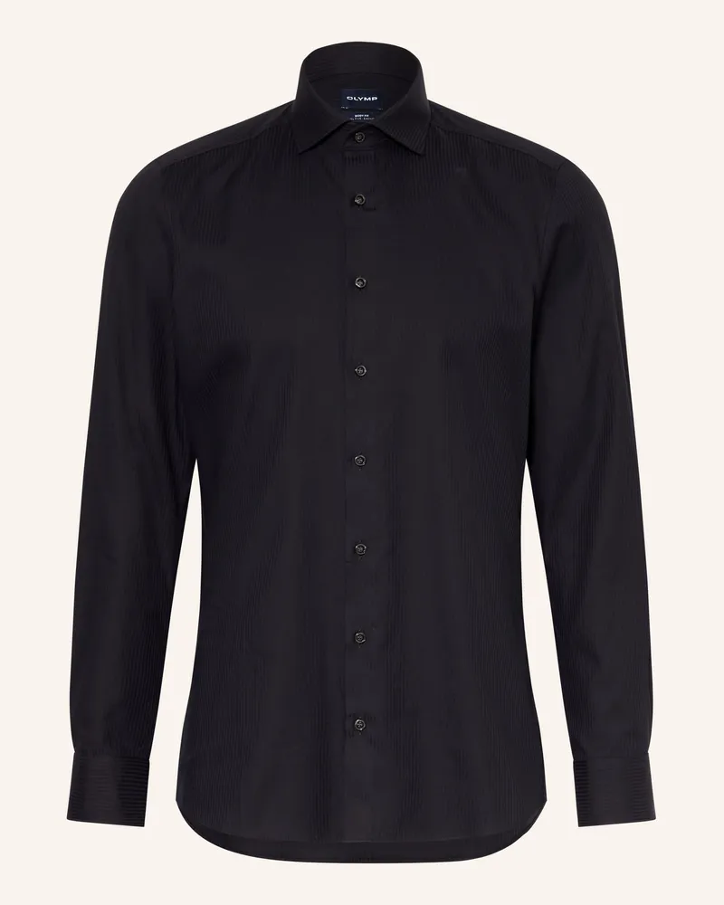 Olymp Hemd Level Five Body Fit schwarz Schwarz