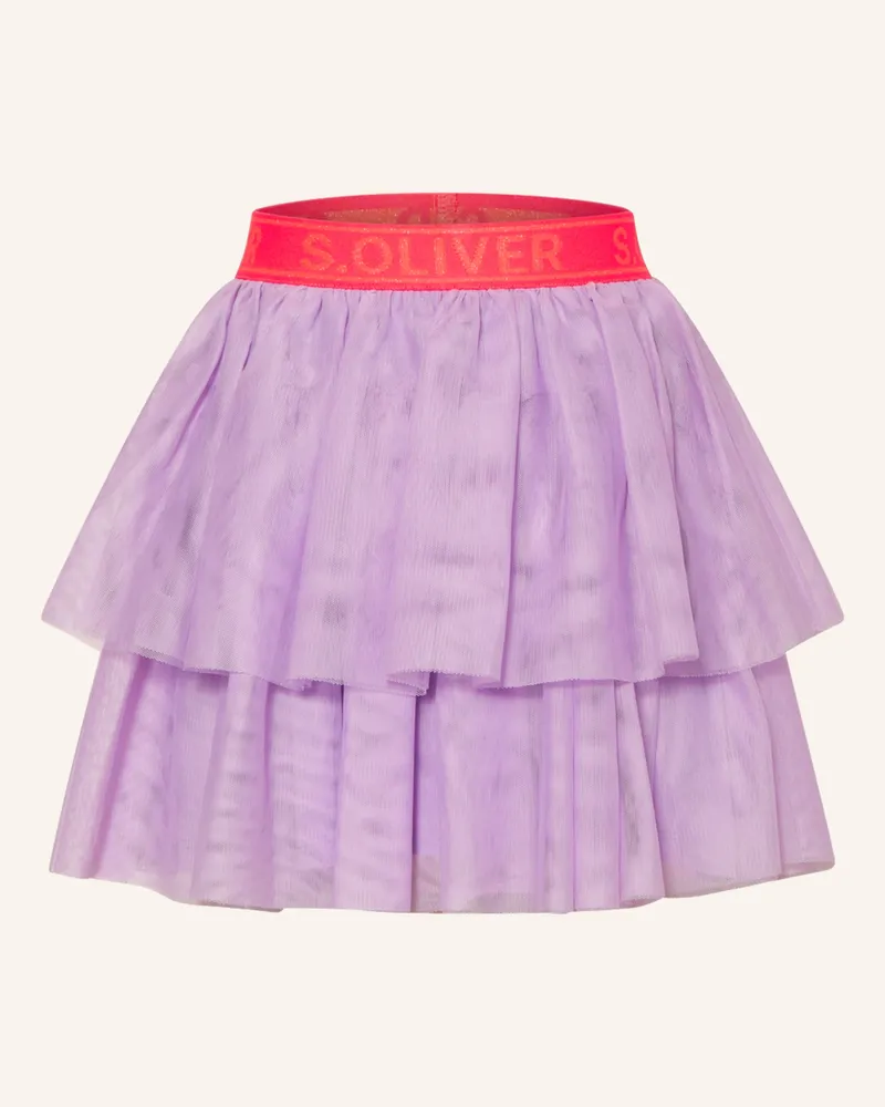 S.Oliver Tüllrock lila Helllila