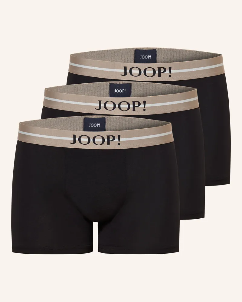 JOOP! 3er-Pack Boxershorts schwarz Schwarz