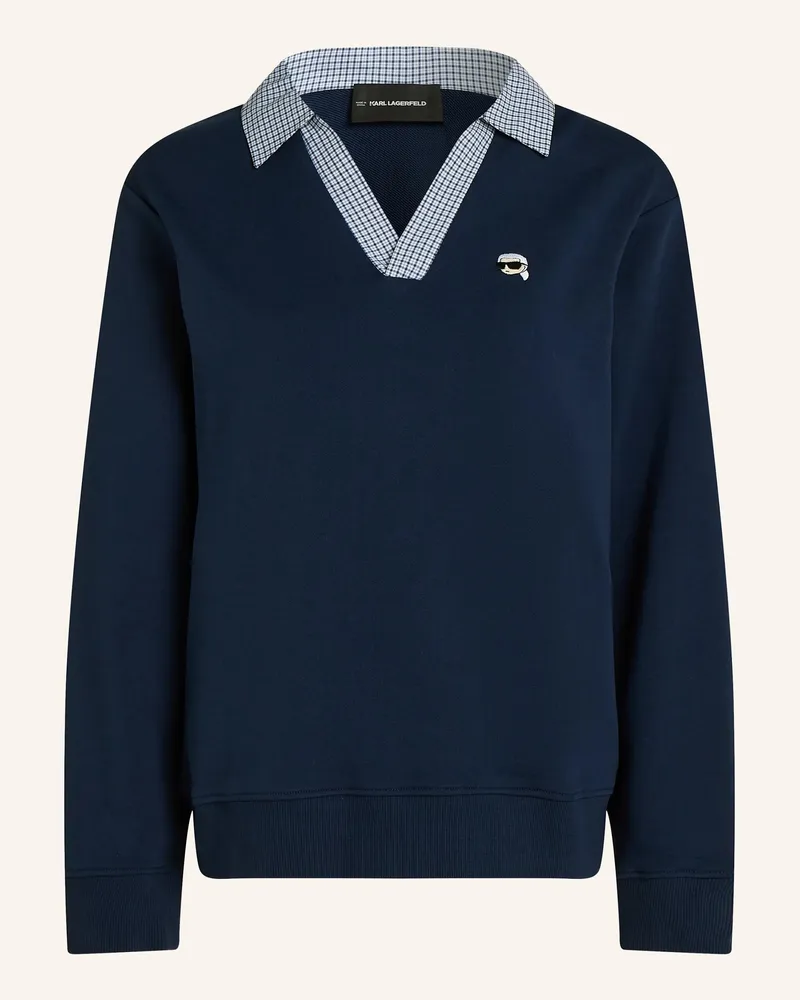 Karl Lagerfeld Sweatshirt blau Dunkelblau