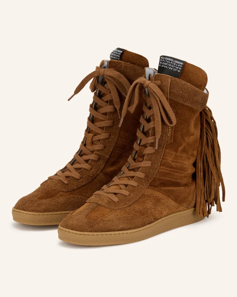 AllSaints Hightop-Sneaker Louise braun Braun