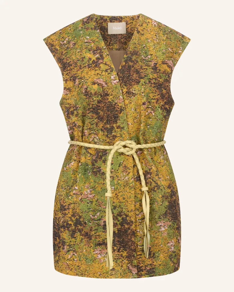 Malej Baumwollweste Rome beige Creme